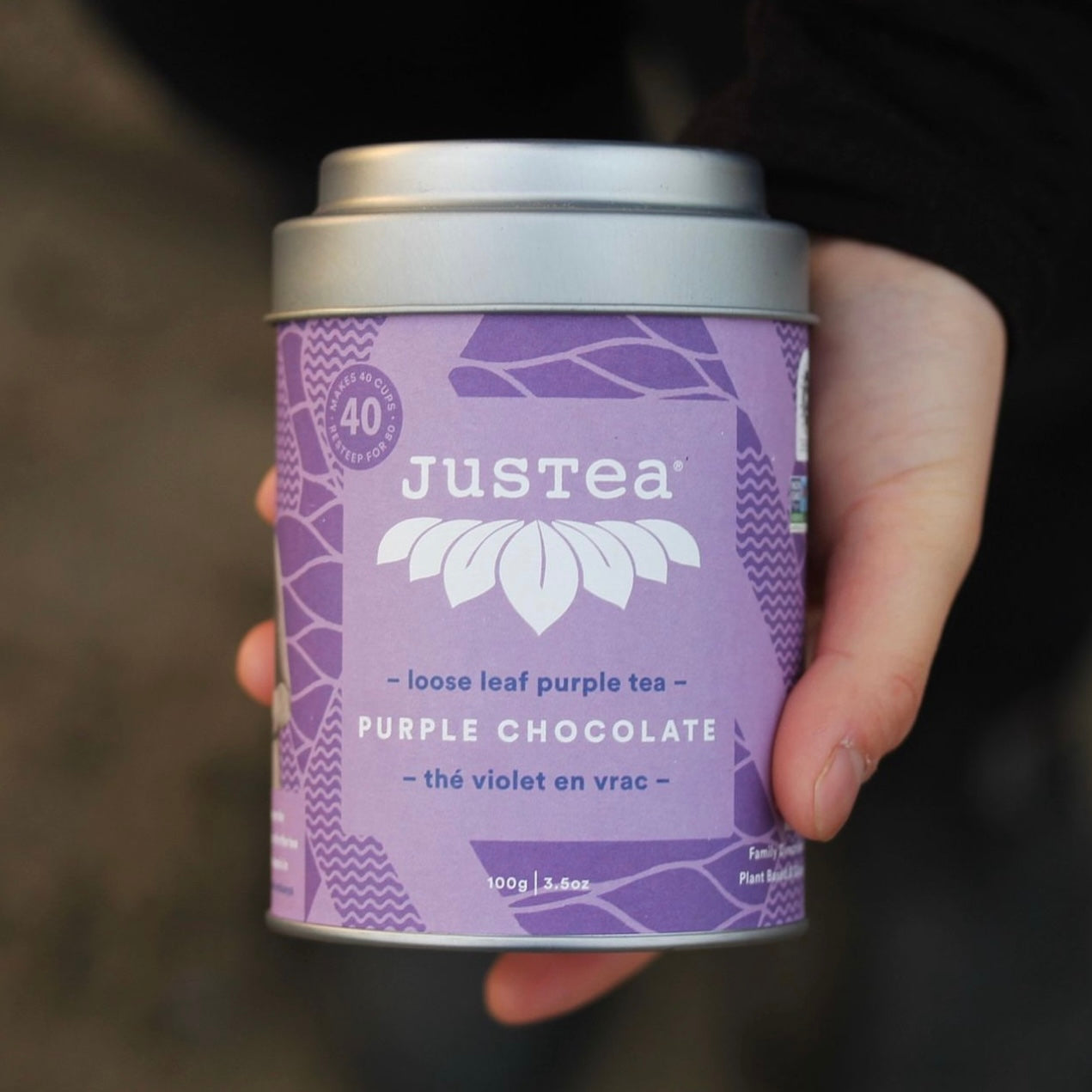 JusTea Tea Blend Tins