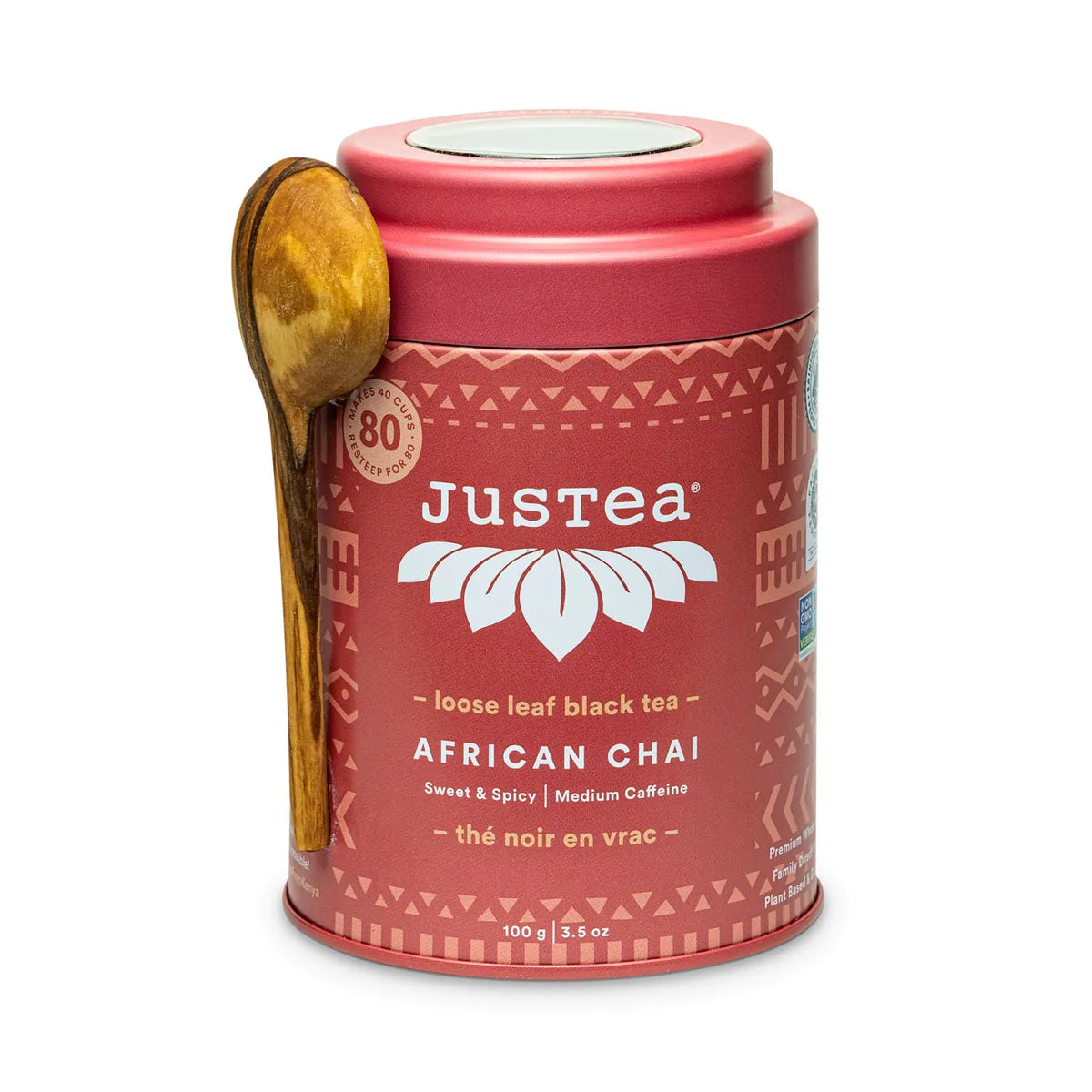 JusTea Tea Blend Tins